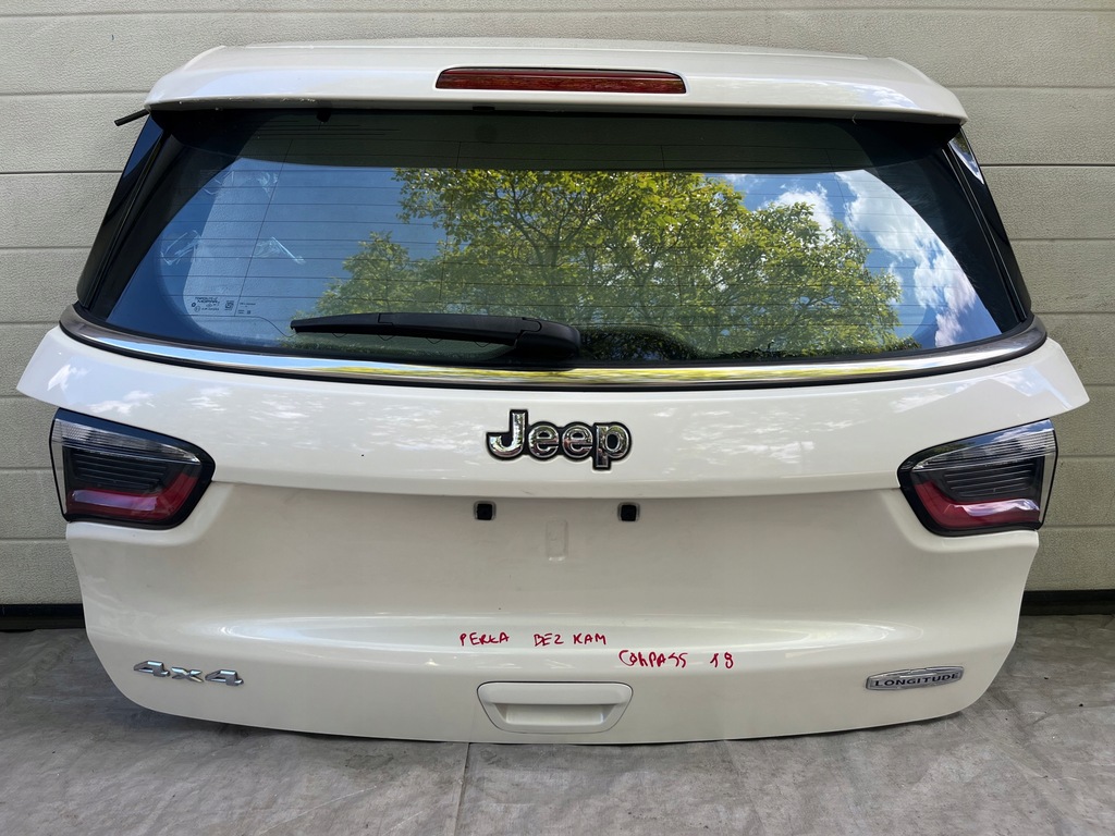 фото №1, Jeep compass 2019 кришка багажника задня ivory