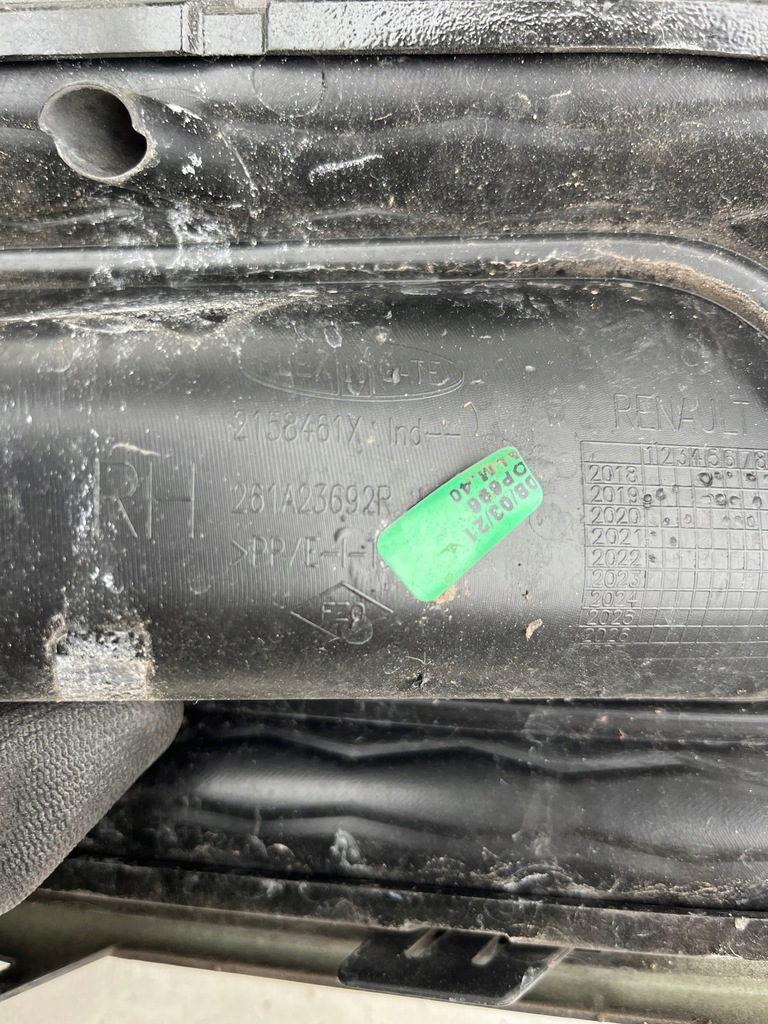 фото №7, Renault kadjar lift 18- решётка противотуманной фары w бампер левая правая оригинал