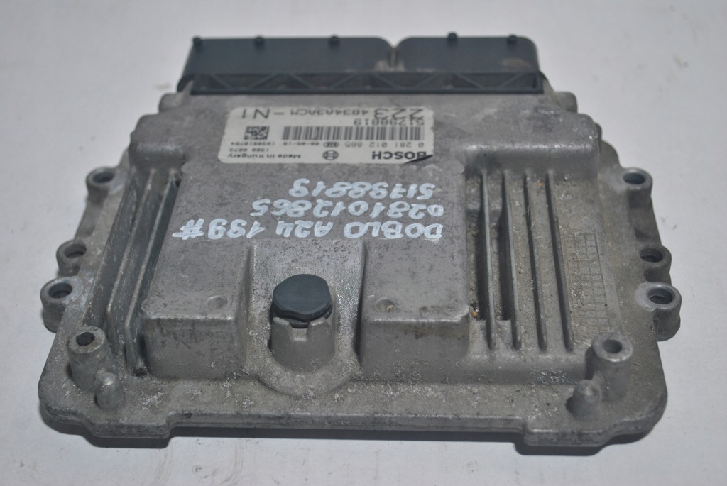 фото №6, Бортовий комп'ютер блок керування двигуна fiat doblo 0281012865 51798819