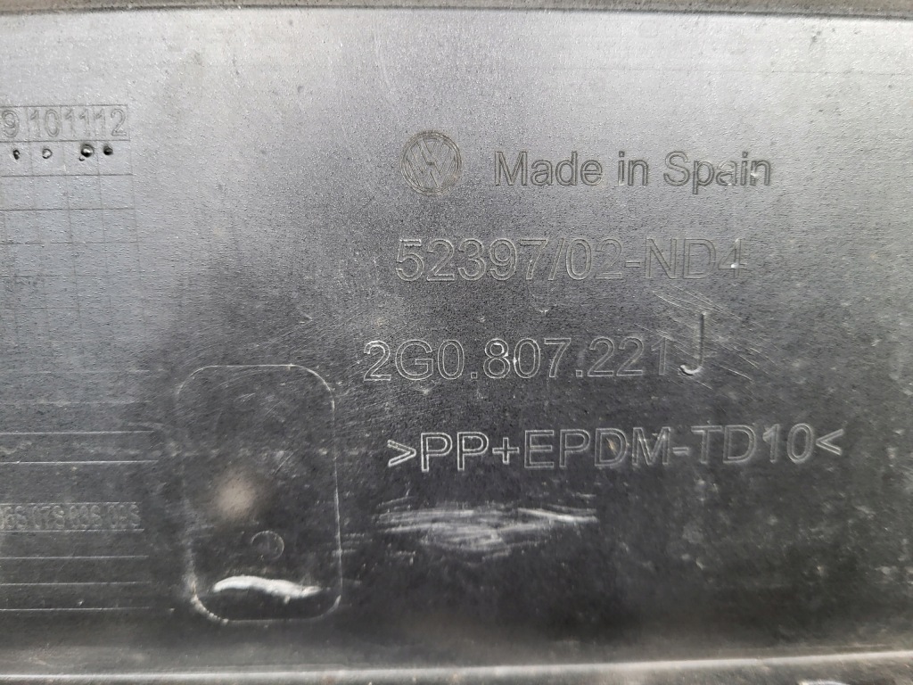 фото №8, Vw polo 2g vi gti r line бампер передний 2g0807221