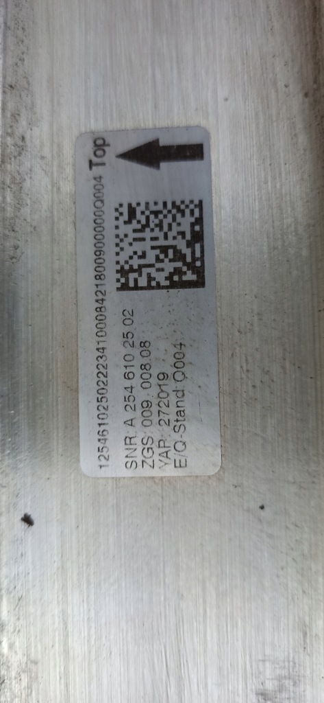 фото №11, Mercedes glc w254 x254 2022- балка бампера задняя a2546102502