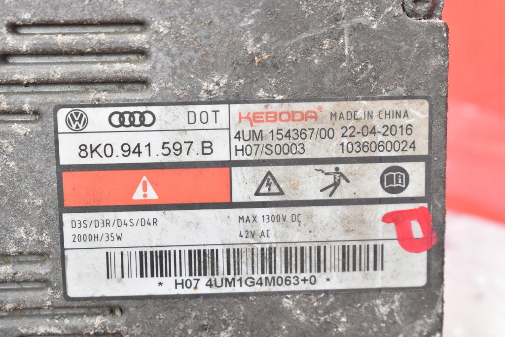 фото №9, Перетворювач ксенон ксенон права 8k0941597b skoda octavia 3 iii 13-17