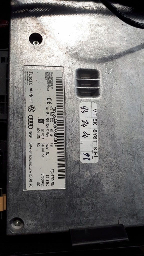 фото №8, A5 8t a6 c6 модуль блок управления bluetooth 4f1862335