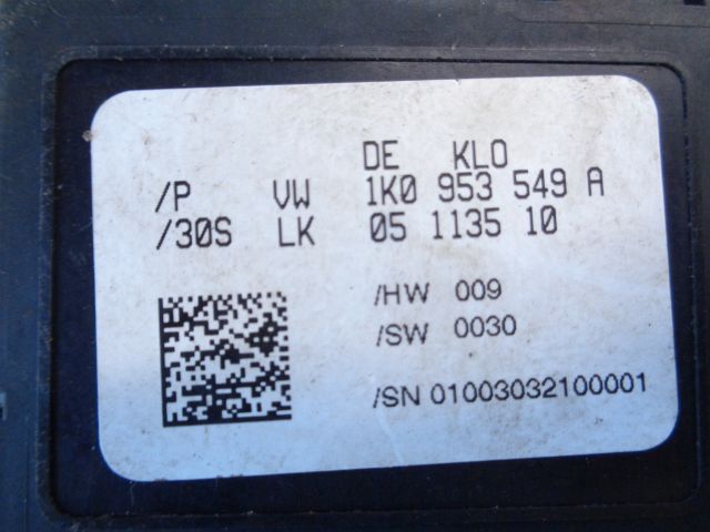 фото №12, Vw touran i 04 переключатель комбинированный 1k0953503h