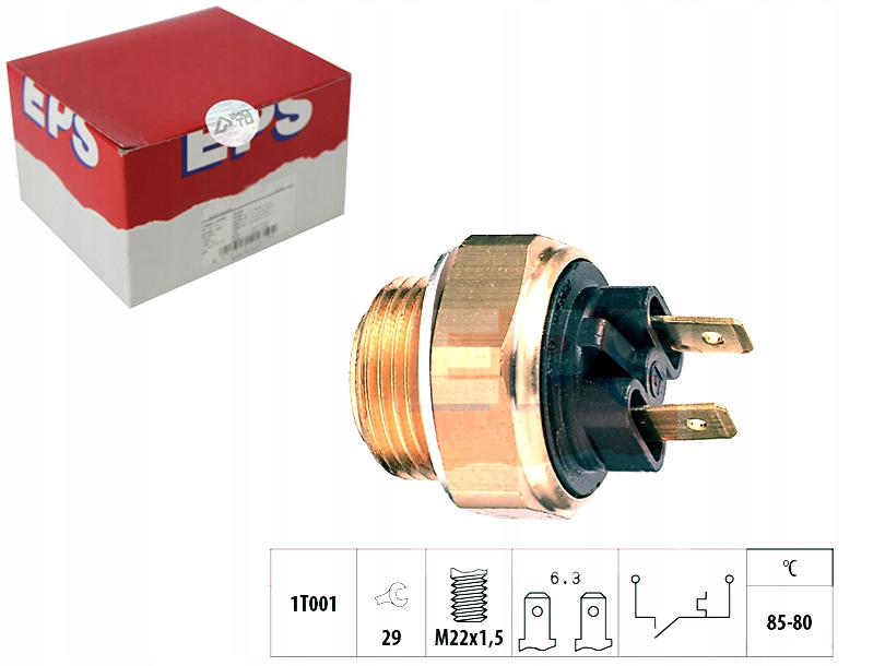 фото №1, Выключатель вентилятора радиатора citroen eps