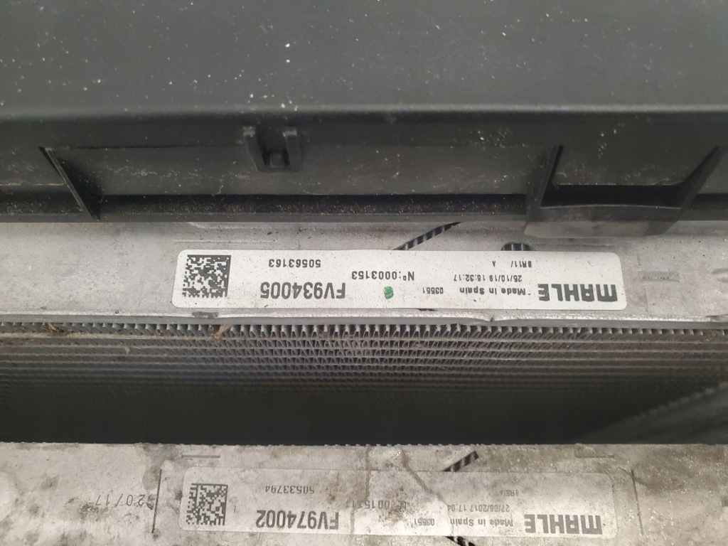 Alfa romeo stelvio 50534298 з передній радіатор води Недорого