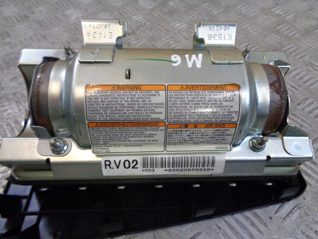 фото №6, Подушка безопасности подушка пассажира mazda 6 i gg gy 02- eur