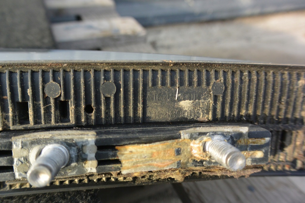 Рейлинги кровельные левое  хром mercedes gl x164 рестайлинг Доставка