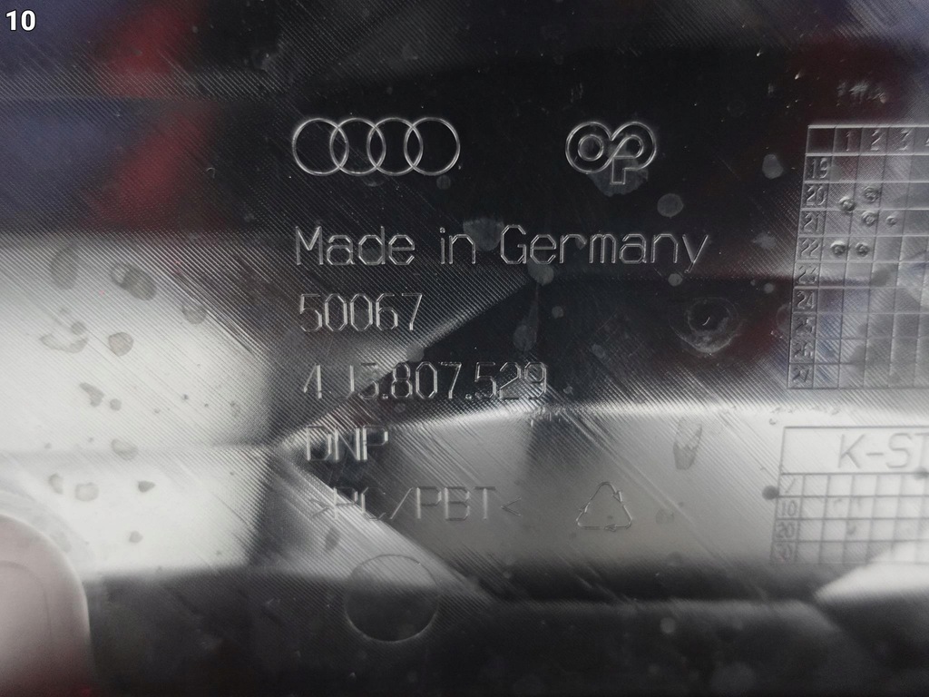 фото №11, Audi e-tron gt rs 4j3 20- бампер решётка накладка