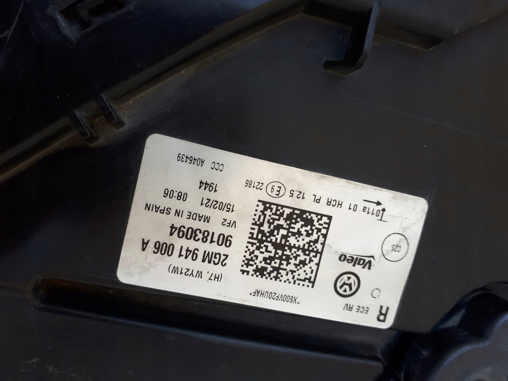 фото №11, Vw t-cross 2gm 19- лампа правий перед права передня 2gm941006a