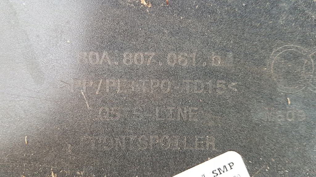 фото №11, Спойлер бампера перед audi q5 ii 80a s-line