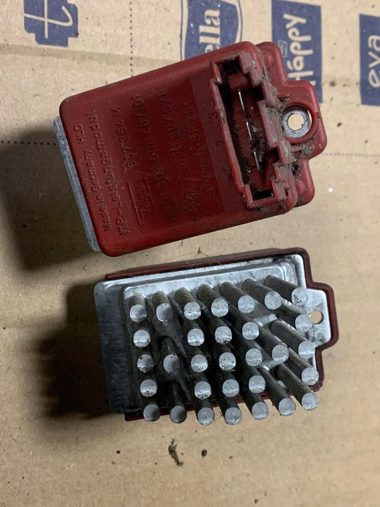 фото №8, Резистор резистор вентилятор vag 1j0907521 357907521 __orginał