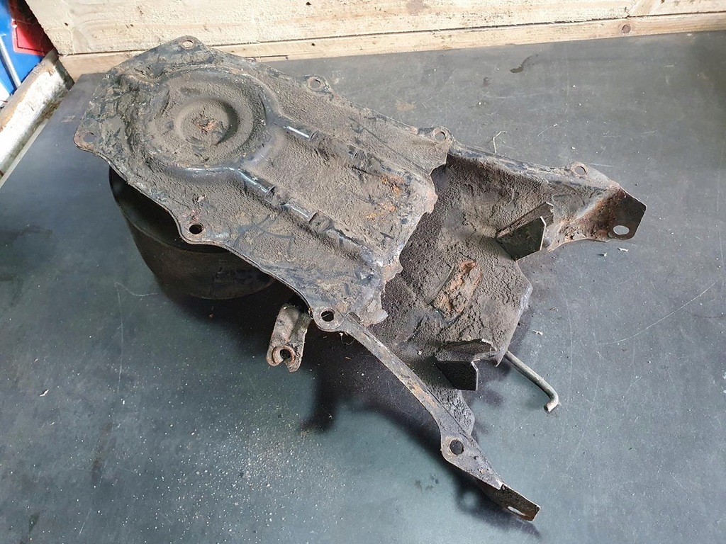 фото №10, Fiat 126 600 старый typ лист корпус двигателя двигатель защита верхний оригинал