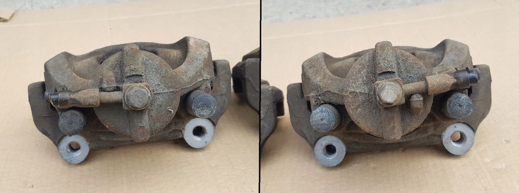 фото №8, Суппорты + скоба + тормозные колодки перед / opel vectra c / 285mm 57mm / исправные