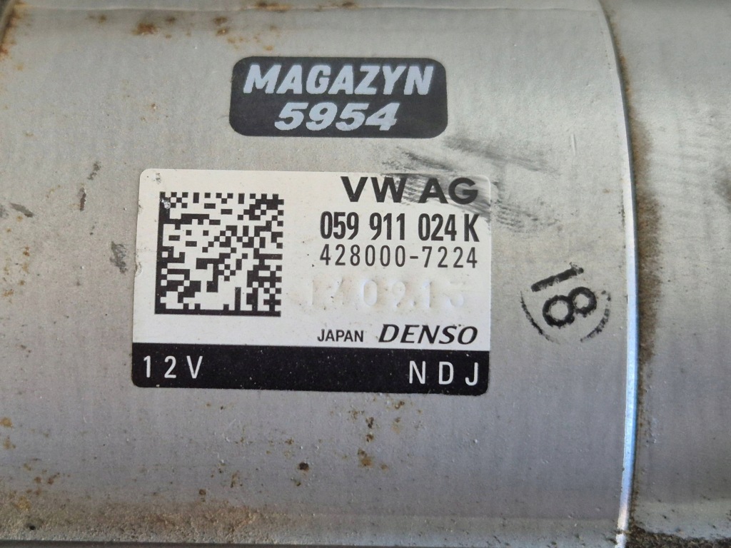 Vw touareg 2 7p стартер 059911024k audi q7 porsche cayenne Киев