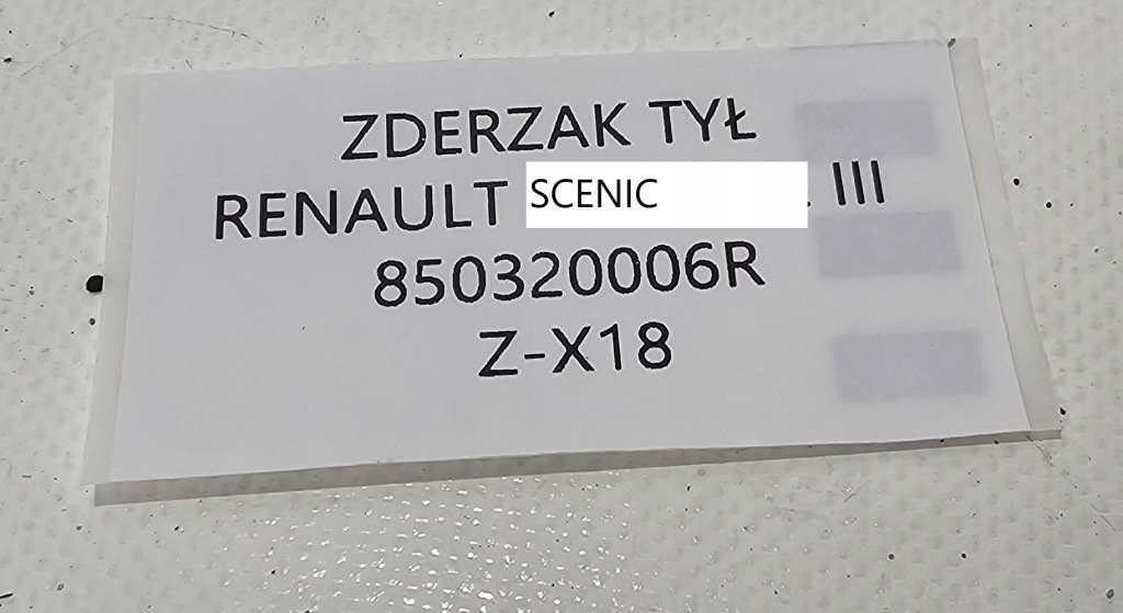 фото №8, Новый org бампер задняя renault scenic iii 3