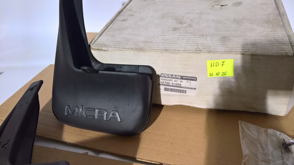 фото №7, Оригінальний комплект бризковик задня nissan micra k11 ke788-51b86