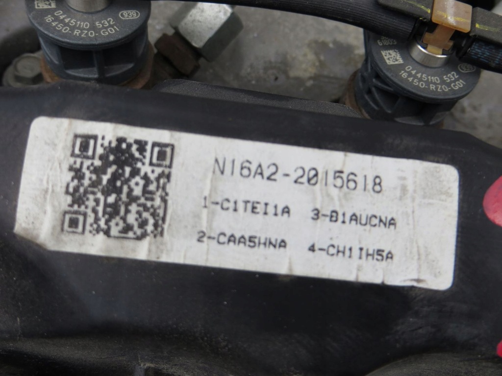 фото №9, Honda cr-v iv 1.6 двигатель + форсунки n16a2 14-18