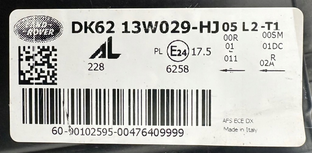 фото №7, Фара land rover range rover sport l494 dk6213w029hj