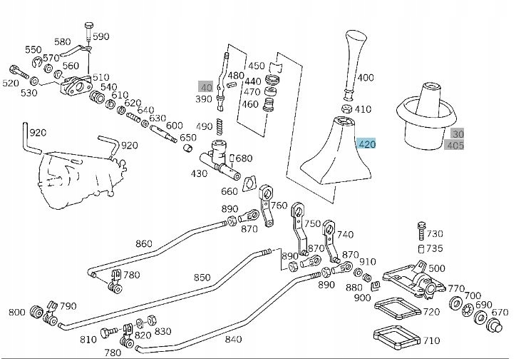 Mercedes-benz g w460 gearlever чехол уплотнитель a4602670297 original Киев