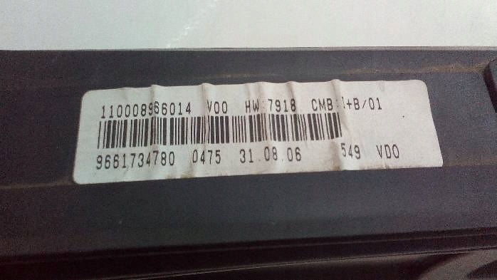 Счетчик citroen picasso 1,6 hdi 9661734780 с Разборки