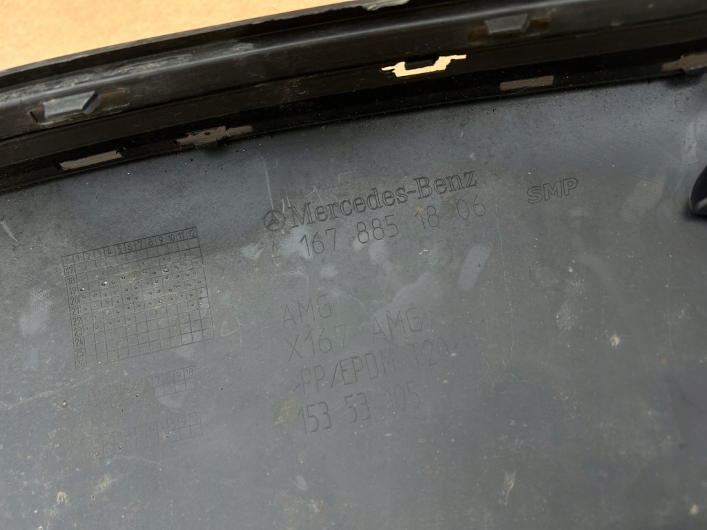 Mercedes gls w167 amg спойлер бампера перед передний a1678851806 Недорого