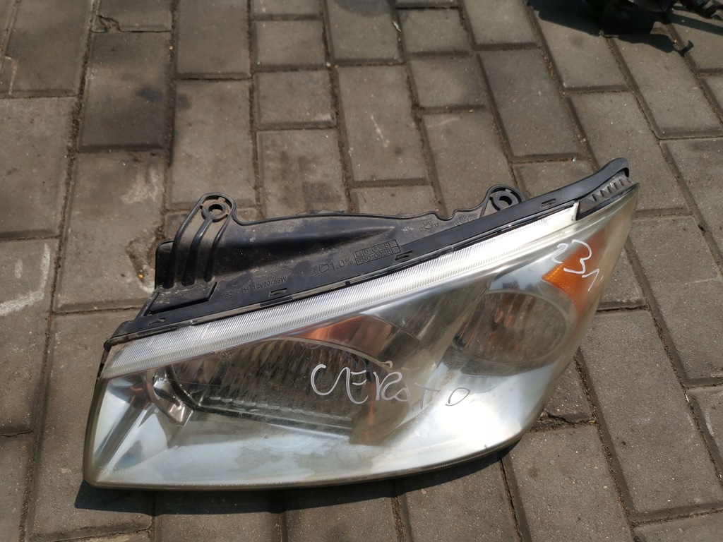 фото №1, Лампа левая перед передняя kia cerato i 03-