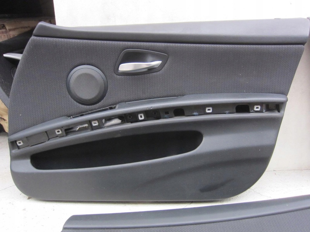 фото №9, Bmw 3 e90 2005-2011 сиденья заднее сиденье обшивки серые материал обивка комплект