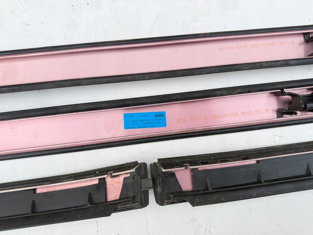 фото №6, Рейлинги кровельные правый левый комплект mercedes glk x204 оригинал