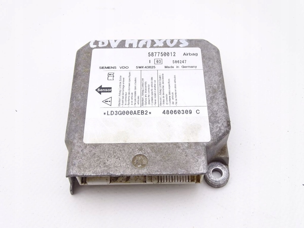 фото №1, Ldv maxus 04-09 модуль датчик подушка безпеки