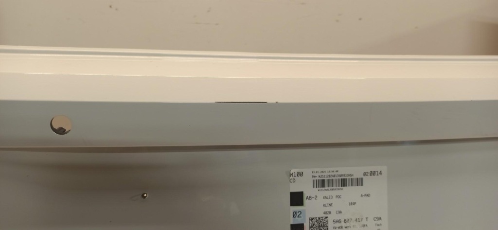 фото №15, Vw golf viii 8 hb бампер задняя 2024 lc9a r-line 5h6807417s