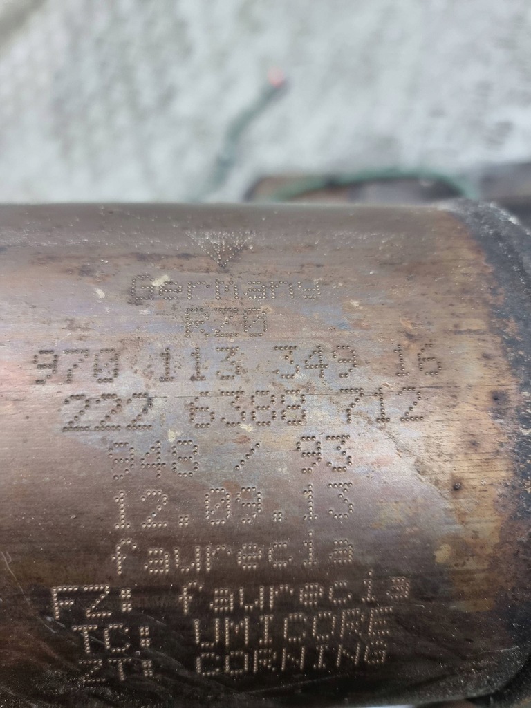 фото №7, Katalizator/dpf porsche panamera 970 97011334916