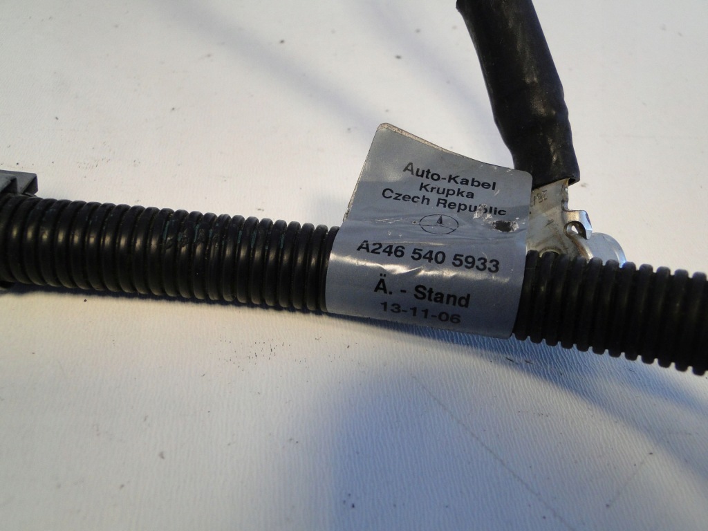 фото №6, Mercedes шланг клеммы plus a 176 b 246 cla 117 gla 156 a2465405933