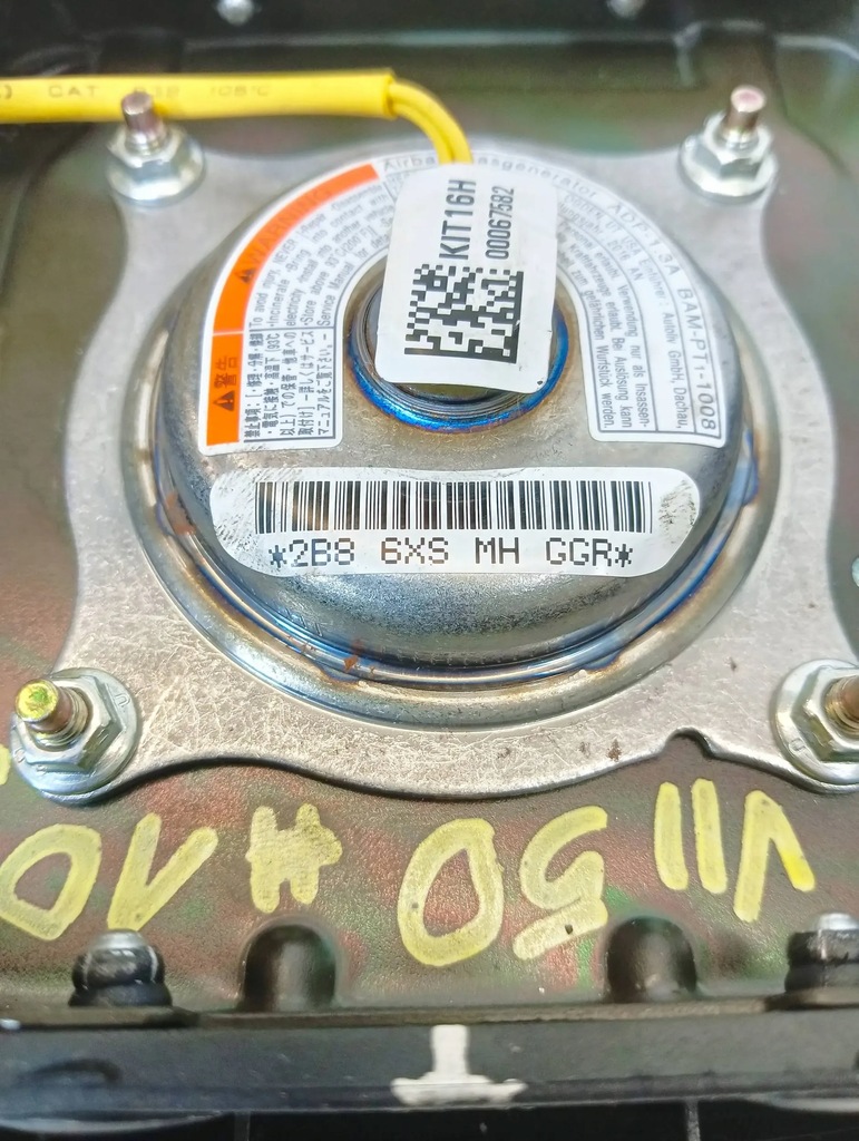 фото №7, Honda civic vii 2005 подушка воздушная подушка безопасности руля водителя