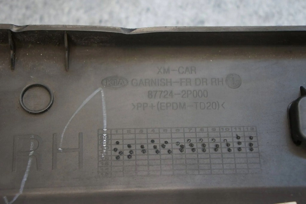 фото №7, Молдинг двері права правий перед kia sorento ii 2