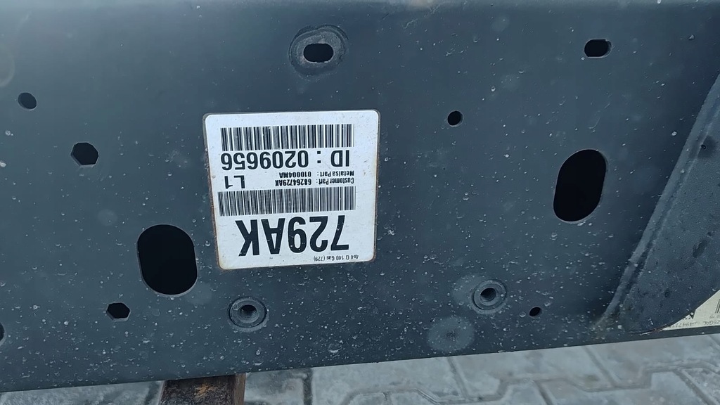 фото №15, Dodge ram v 19- рама опорний quad cab 68264729ak 5.7 4x4 usa