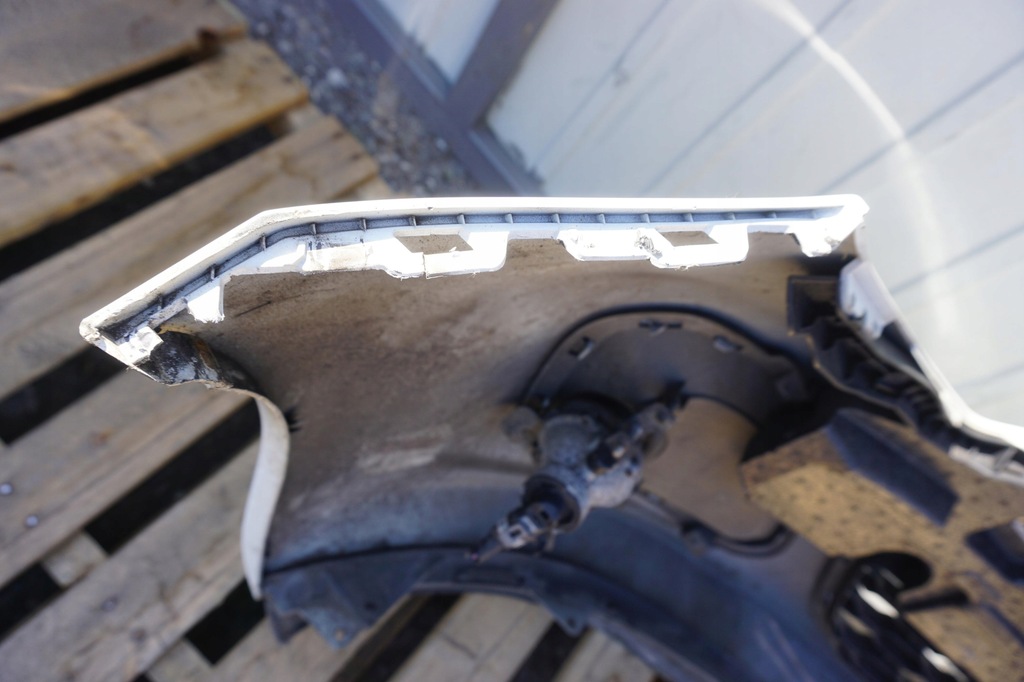 фото №14, Kia rio iii бампер передній білий ud 86511-1w200 решітка радіатора протитуманні фари 2015rok