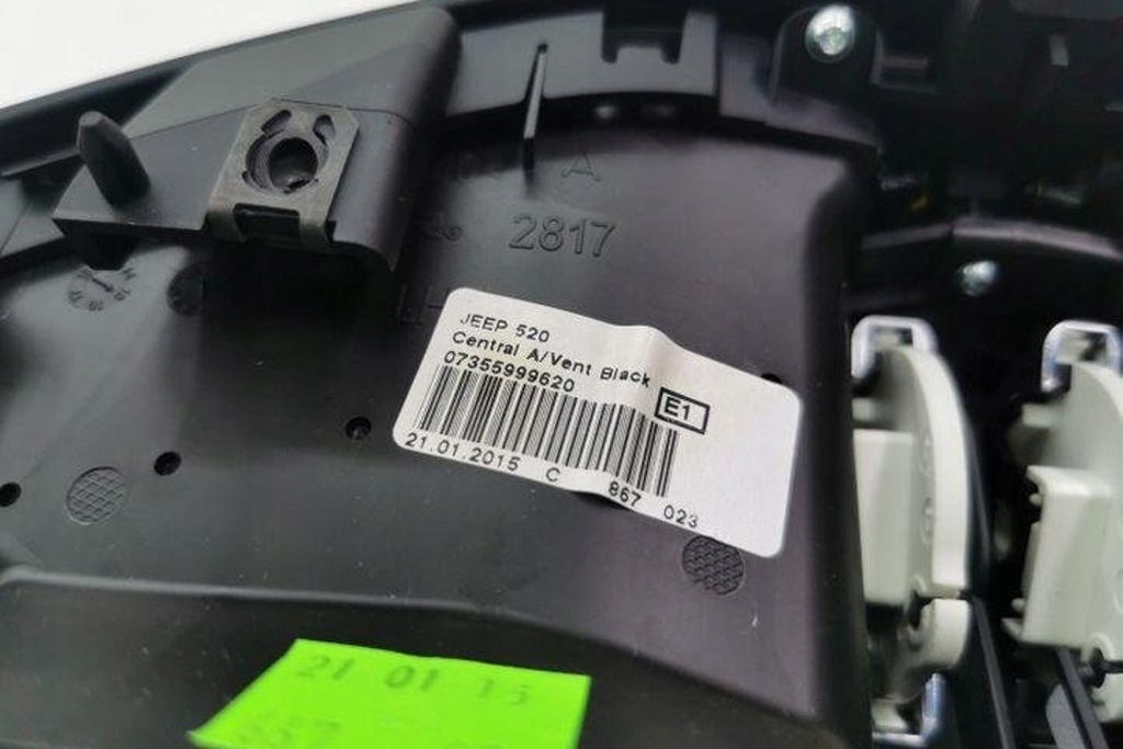 фото №7, Впуск повітря консолі jeep renegade off-road bu 07355999620 1.6l дизель