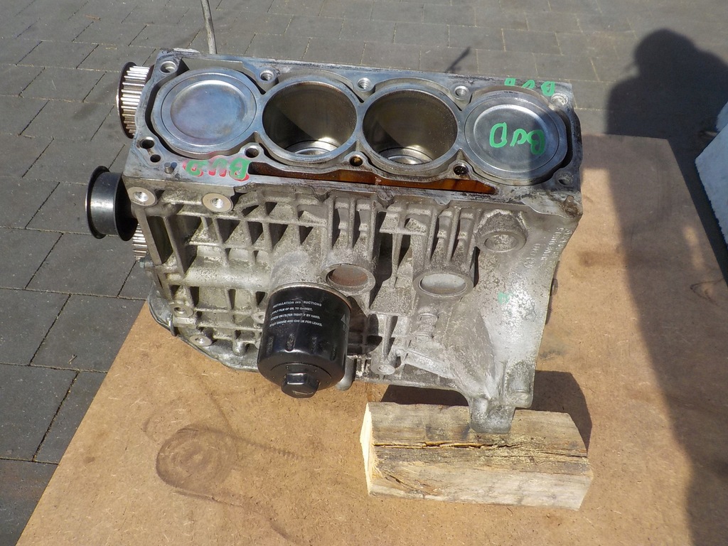 фото №8, Polo 9n golf v 1.4 16v 80km bud блок dół двигателя kompletny