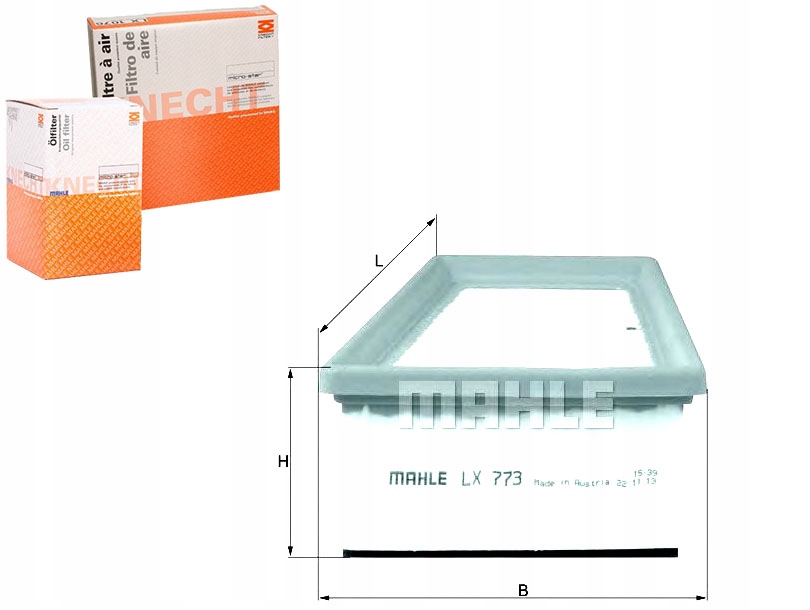 фото №5, Lx773 knecht - фільтр повітря / renault