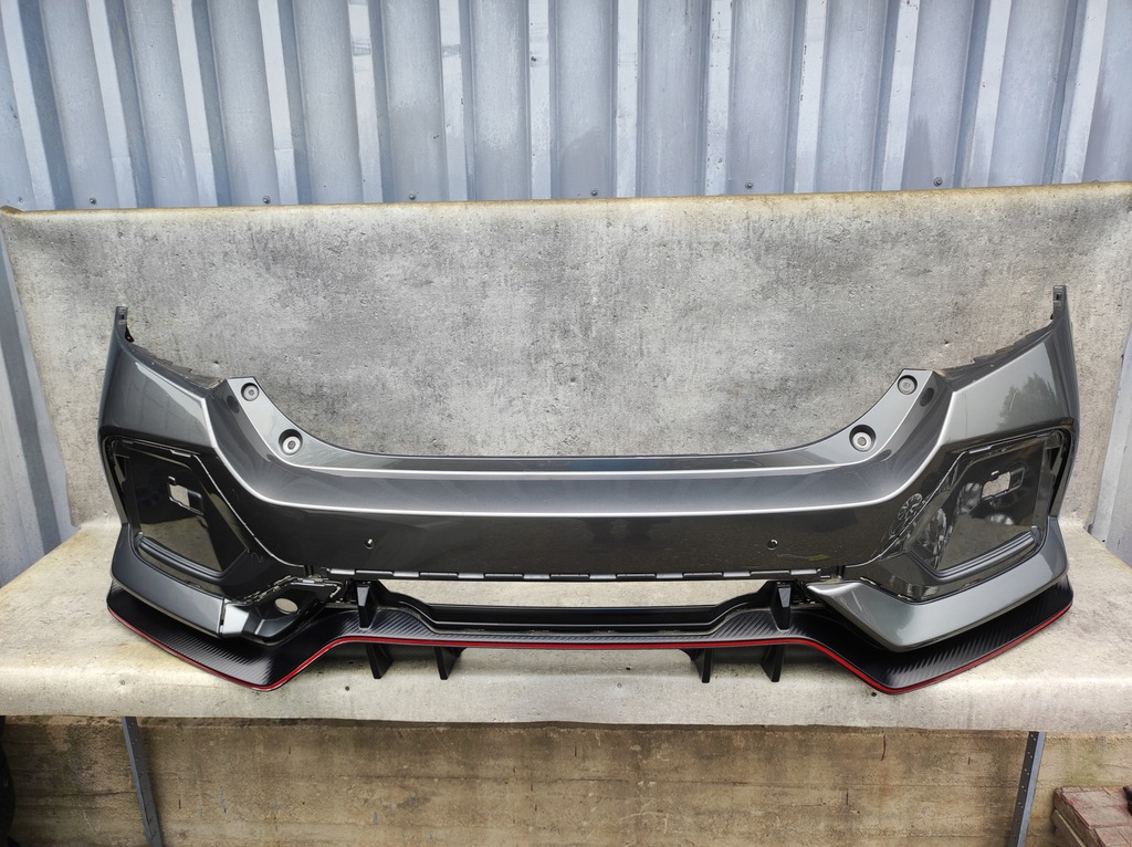 фото №4, Honda civic x type r бампер задняя спойлер карбон