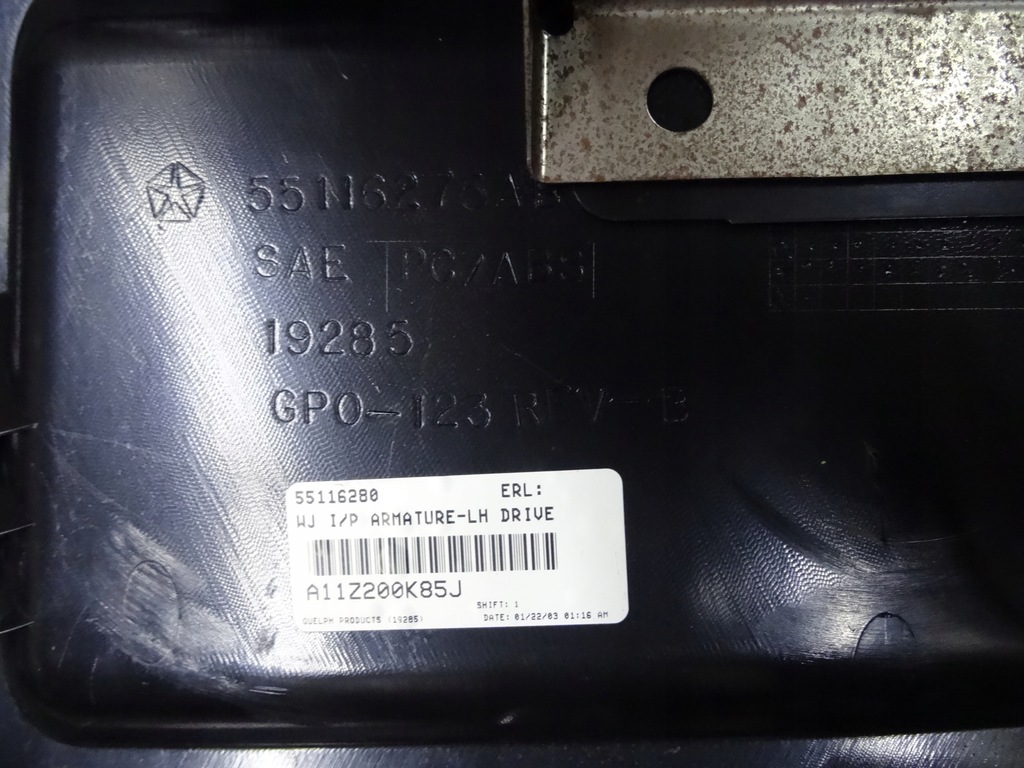 фото №8, Jeep grand cherokee 2.7d 03' панель приладів приладова панель приладів