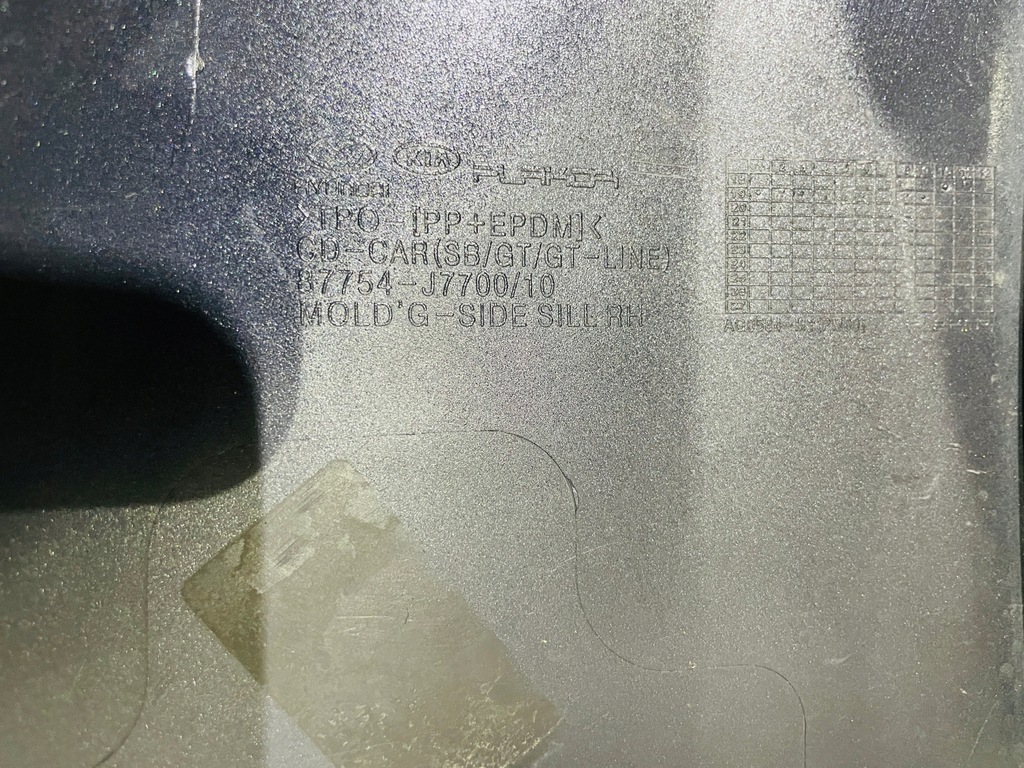 фото №11, Kia proceed gt iii молдинг порог правая 2019-2024 rok