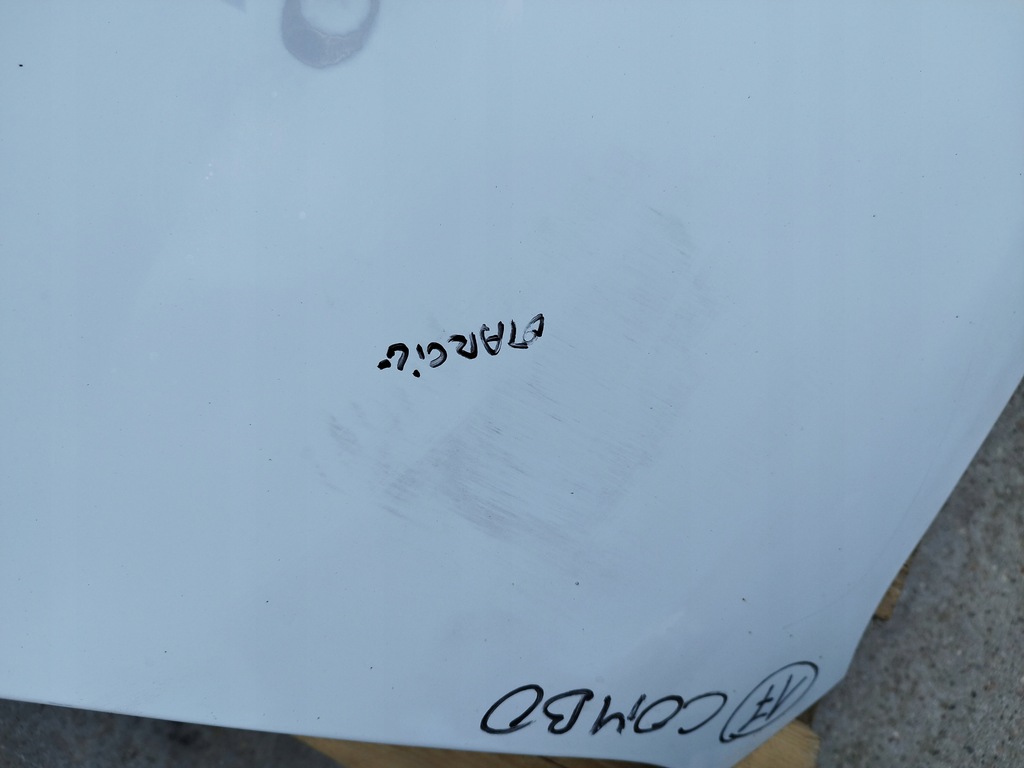 фото №5, Капот колір 249 bianco opel combo d 2011-2018 оригінальна