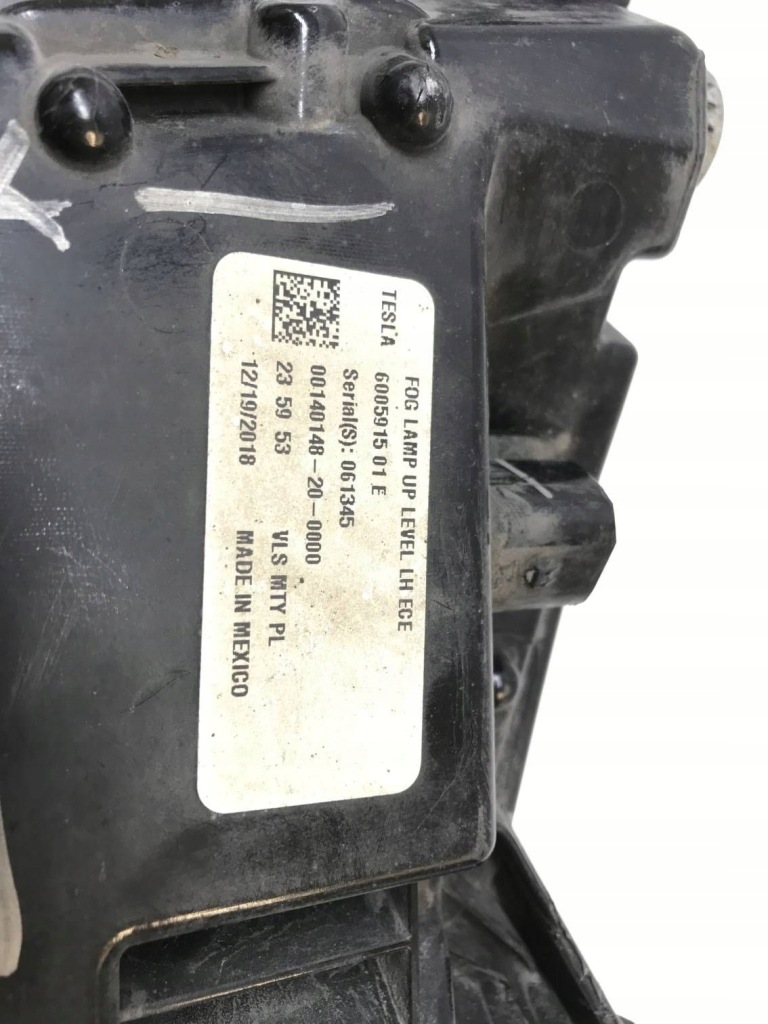 Tesla model s 2016 ліва світло протитуманні передні 600591501e Зі Шроту