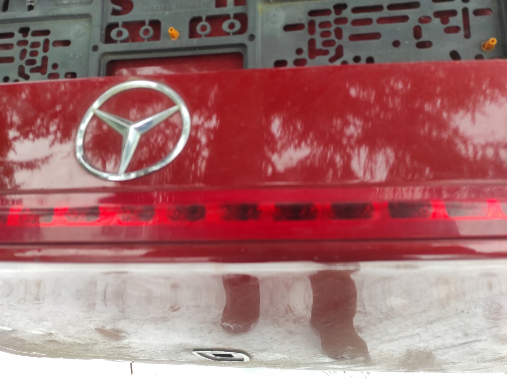 фото №16, Кришка багажника багажника задня задня mercedes slk r172 czerwona