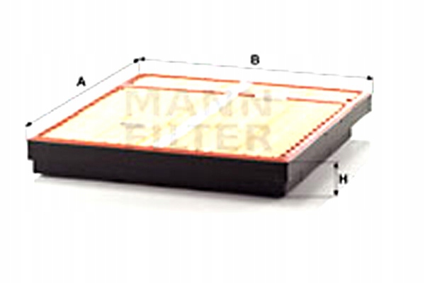 фото №1, Mann-filter фильтр воздуха mercedes actros actros mp2 mp3 atego axor