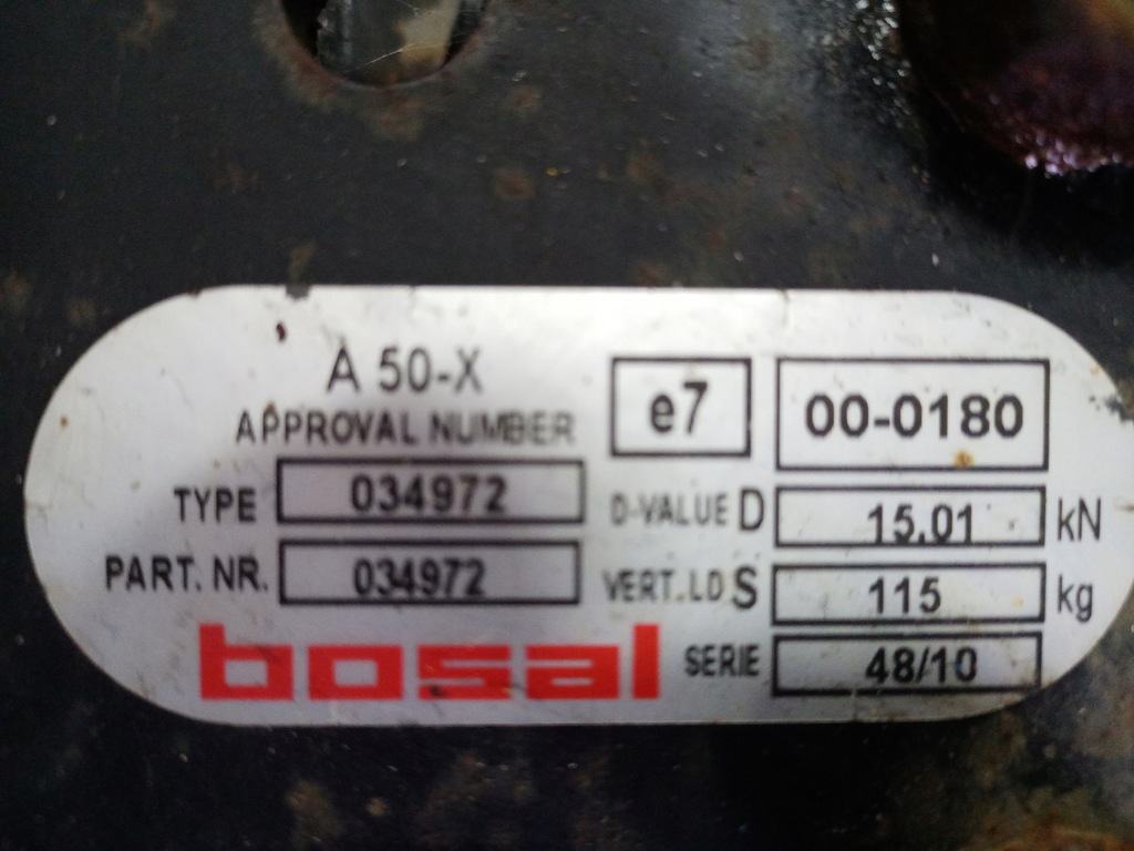 фото №6, Hak буксировочный bosal ford ranger v 11-22r