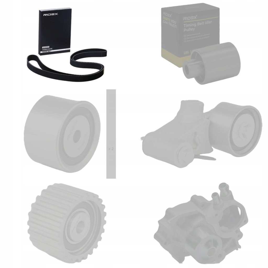 Набор ремень распределительного вала + насоса воды ridex 3096w0129 к subaru forester sh Цена