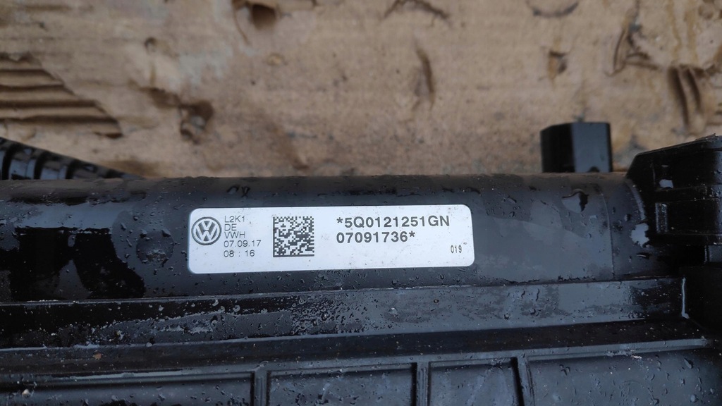 фото №11, Комплект радиатор 1.5tsi vw t-roc 5q0121251gn